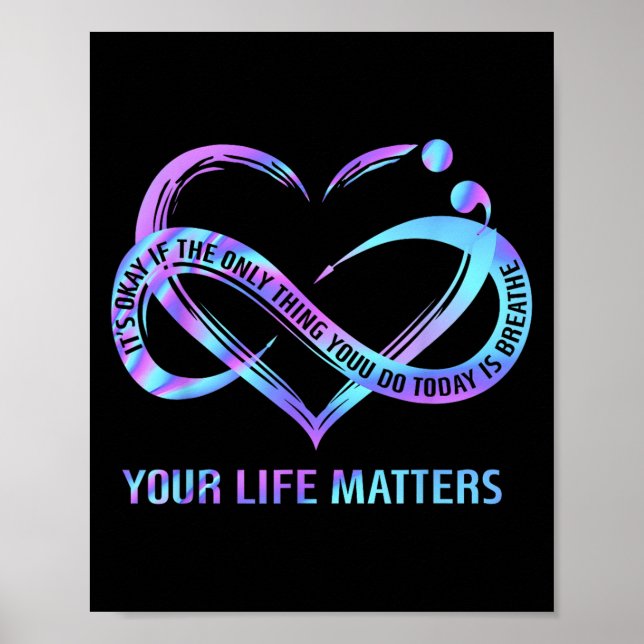 Your Life S Suicide Prevention Awareness Stay  Poster (Framsidan)