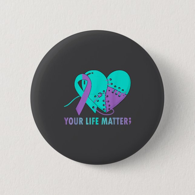 Your Life S Suicide Prevention Awareness Teal And  Knapp (Framsida)