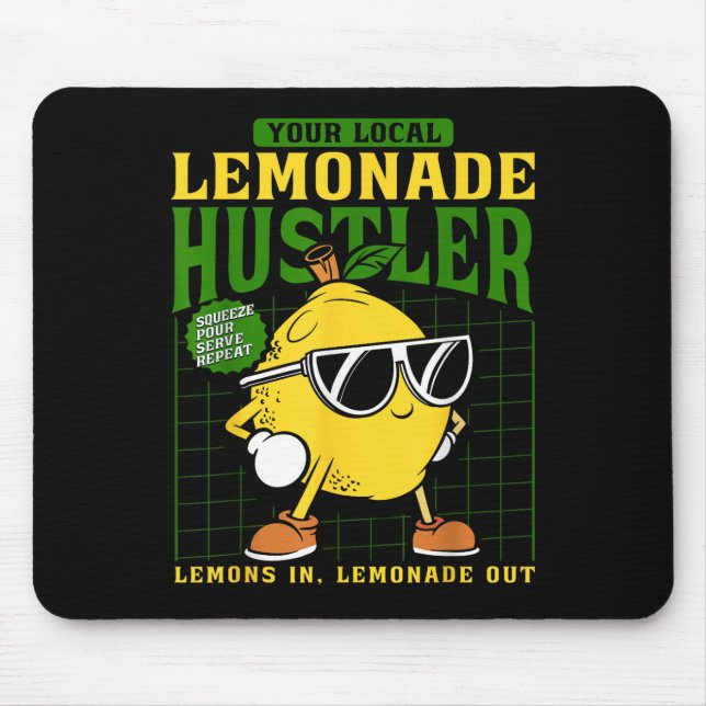 Your Local Lemonade Hustler Funny Lemon Stand Boss Musmatta (Framsidan)