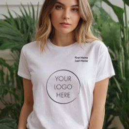 Your Logo Business Branding Promotion with Name T Shirt