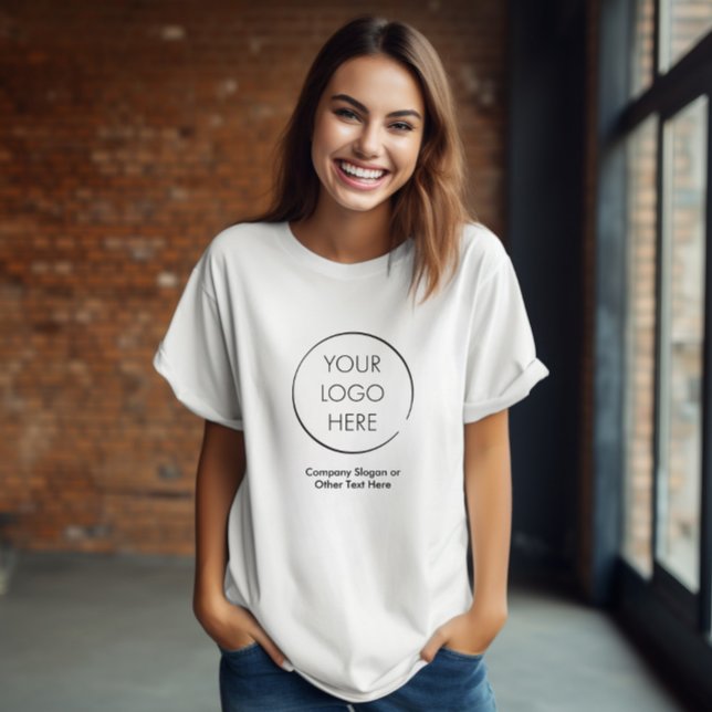 Your Logo Business Branding Promotional Marketing T Shirt (Skapare uppladdad)