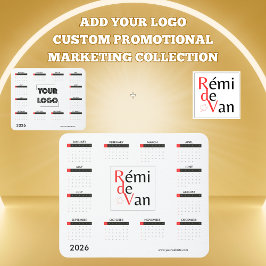 Your Logo Custom Business Marketing 2026 Calender Musmatta