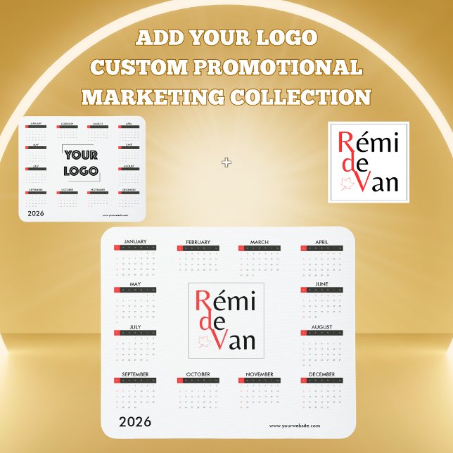 Your Logo Custom Business Marketing 2026 Calender Musmatta (Skapare uppladdad)