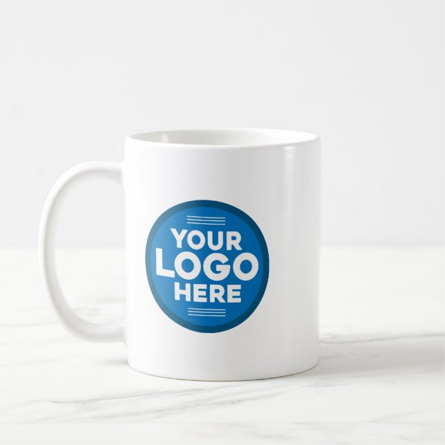 Your logo here Custom Business Logo Branded Coffee Kaffemugg (Vänster)