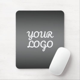 Your Logo & Modern Simple Ombre | Dark Gray Musmatta