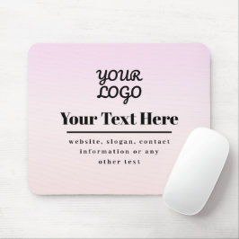 Your Logo & Text | Pink & Peach Ombre Musmatta