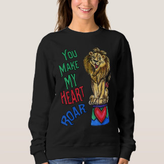 Your Make My Heart Roar Love Lion T Shirt