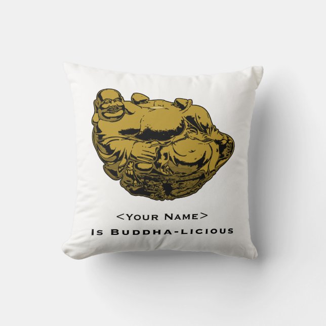 <Your Name>är buddha-skadlig Kudde (Framsida)