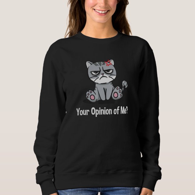 Your Opinion of Me Sarcastic Coworker Sarcasm Offi T Shirt (Framsida)