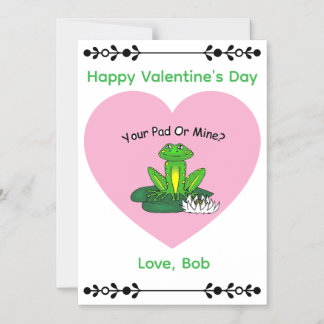 Your Pad or Mine? Magnetic Card Magnetisk Inbjudningskort