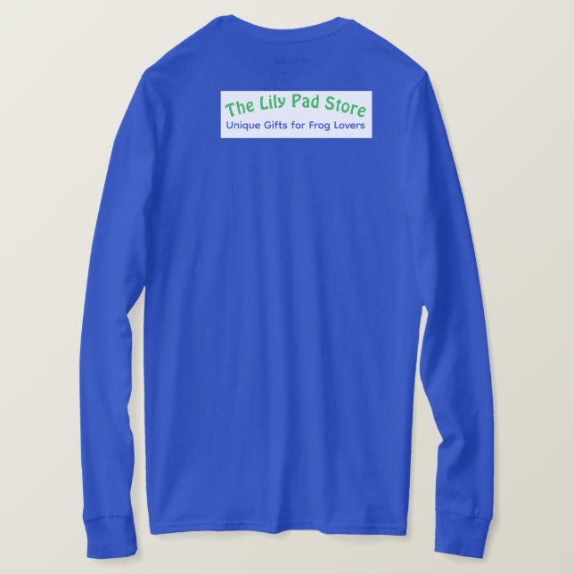 Your Pad or Mine - Men's Royal Blue Long Sleeve T Shirt (Design baksida)