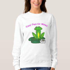 Your Pad or Mine - Women's White Long Sleeve T Shirt