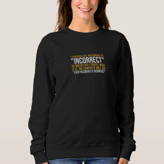 Your Password is incorrect Office Jokes for Cowork T Shirt