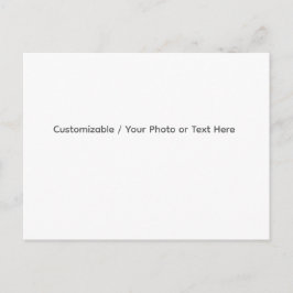 Your Photo or Text Here (Customizable Design) Helg Vykort