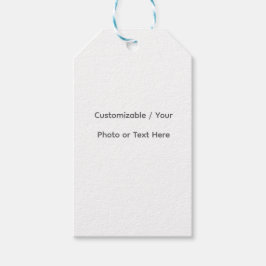 Your Photo or Text Here (Customizable Design) Presentetikett