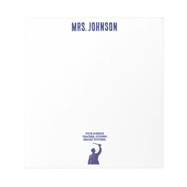 Your Science Teacher Guiding Bright Futures STEM Anteckningsblock (Framsida)