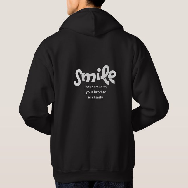 Your smiler  w hoodie (Baksida)
