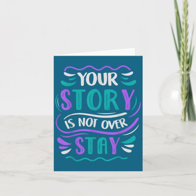 Your Story Is Not Over Stay  Kort (Framsida)