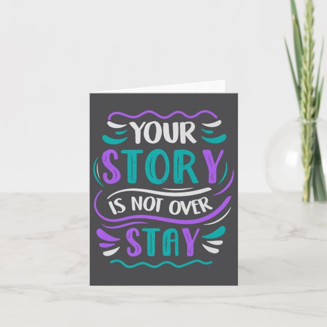Your Story Is Not Over Stay Premium  Kort (Framsida)