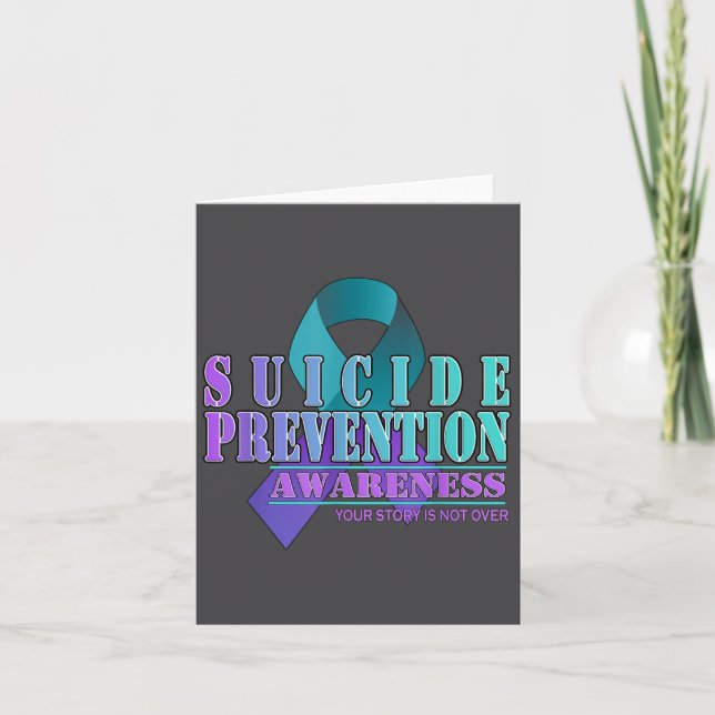 Your Story Is Not Over Stay Suicide Prevention Awa Kort (Framsida)