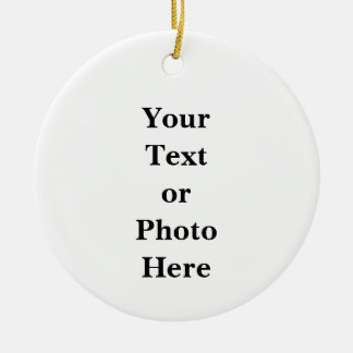 Your Text or Photo Julgransprydnad Keramik