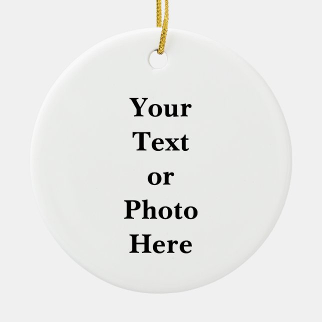 Your Text or Photo Julgransprydnad Keramik (Framsidan)