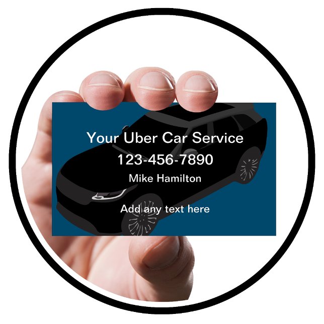 Your Uber Driver Contact Style Visitkort (Skapare uppladdad)