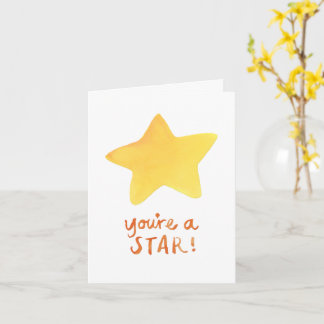 You're A Star Card Kort