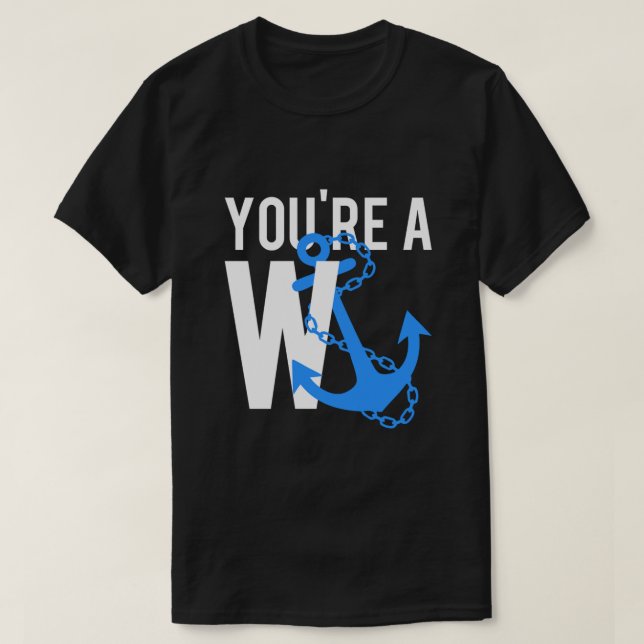 Youre A Wanker T Shirt (Design framsida)