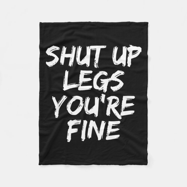 You're Fine Funny Running  Fleecefilt (Framsidan)