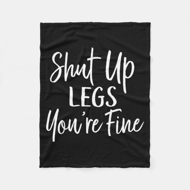 You're Fine Shirt For Gym - Funny Workout  Fleecefilt (Framsidan)