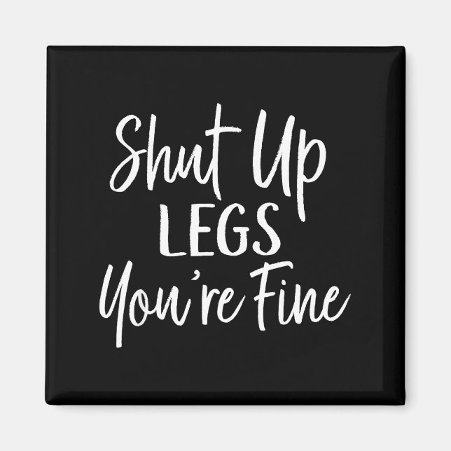 You're Fine Shirt For Gym - Funny Workout  Magnet (Framsidan)