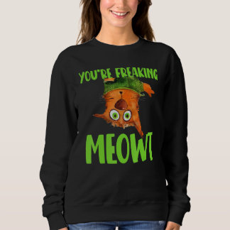 You're Freaking Meowt! Funny Cat Lover Vintage Cat T Shirt