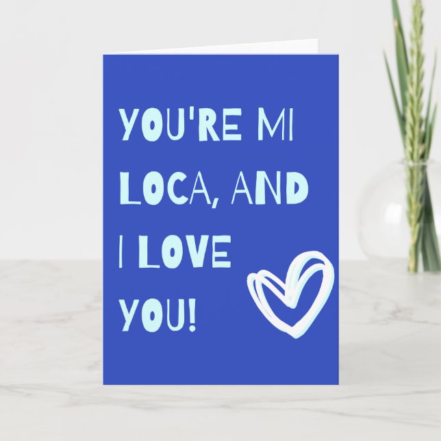 You're mi local and I love you Kort (Framsida)