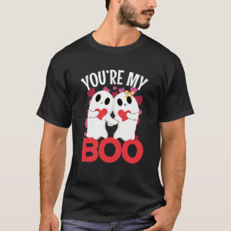 You're My Boo Ghost with heart for Valentine's Day T Shirt