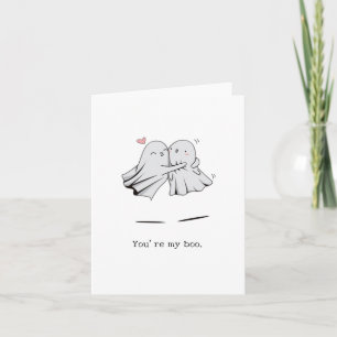 You're My Boo-kort - Skräckfyllt Kärlekshälsningsk Kort
