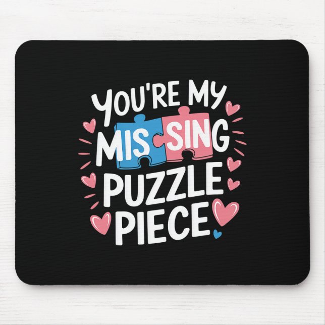 You're My Missing Puzzle Piece Valentine Matching  Musmatta (Framsidan)