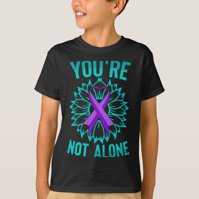Youre Not Alone Premium  T Shirt (Framsida)