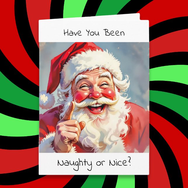 You're on the Naughty List Again | Funny Christmas Helgkort (Skapare uppladdad)