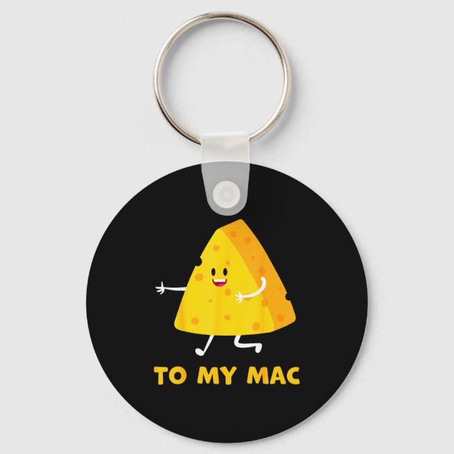 You're The Cheese To My Mac Funny Matching Couples Nyckelring (Framsida)