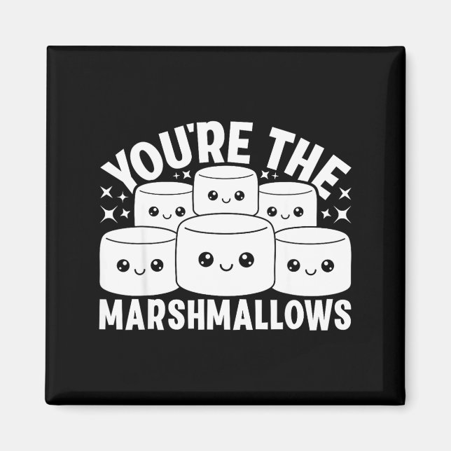 You're The Marshmallows To My Hot Cocoa Valentine' Magnet (Framsidan)
