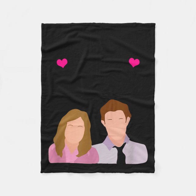 You're The Pam To My Jim Valentine’s Day Couple Ma Fleecefilt (Framsidan)