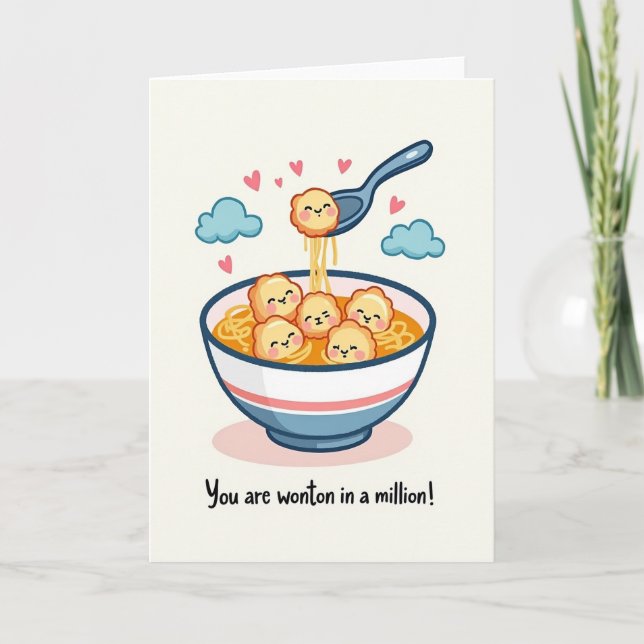 Youre Wonton In A Million Card Kort (Framsida)