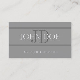YourJobTitle görar randig Lt Grå färg Visitkort
