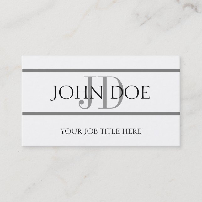 YourJobTitle görar randig W/W Visitkort (Framsida)