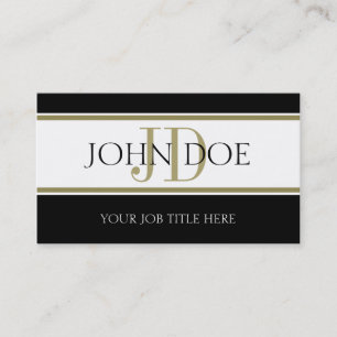 YourJobTitle! Guld görar randig B/B Visitkort