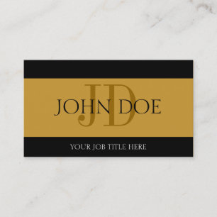 YourJobTitle guld/guld- pub Visitkort