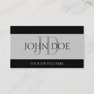 YourJobTitle silverbaner Visitkort