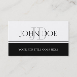 YourJobTitle silverrand W/W Horiz Visitkort