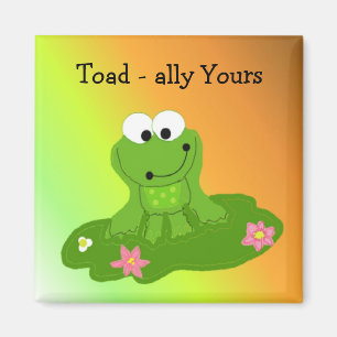 Yours Fånig Frog, handstyrd Magnet